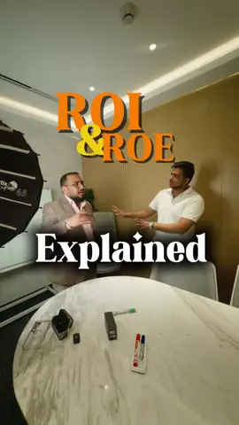 Difference between Return on investment OR Return on Equity.. #axpeverywhere #realestate #investmentproperty #roi #roe 