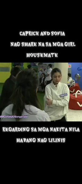 kinausap ni caprice at Sofia ang mga girls  #pbblivestream #pinoybigbrother #pbbcelebrityedition #pbbcollab20 #PBB 