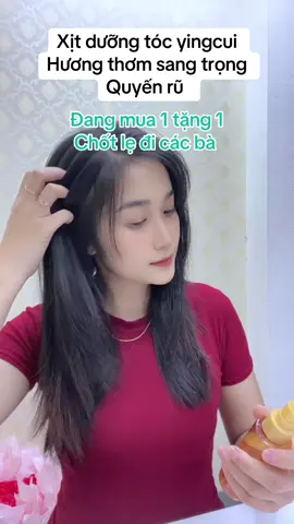 Xịt dưỡng tóc yingcui mua 1 tặng 1. Hương thơm quyến rũ sang trọng #xuhuongtiktok #xitduongtocyingcui 