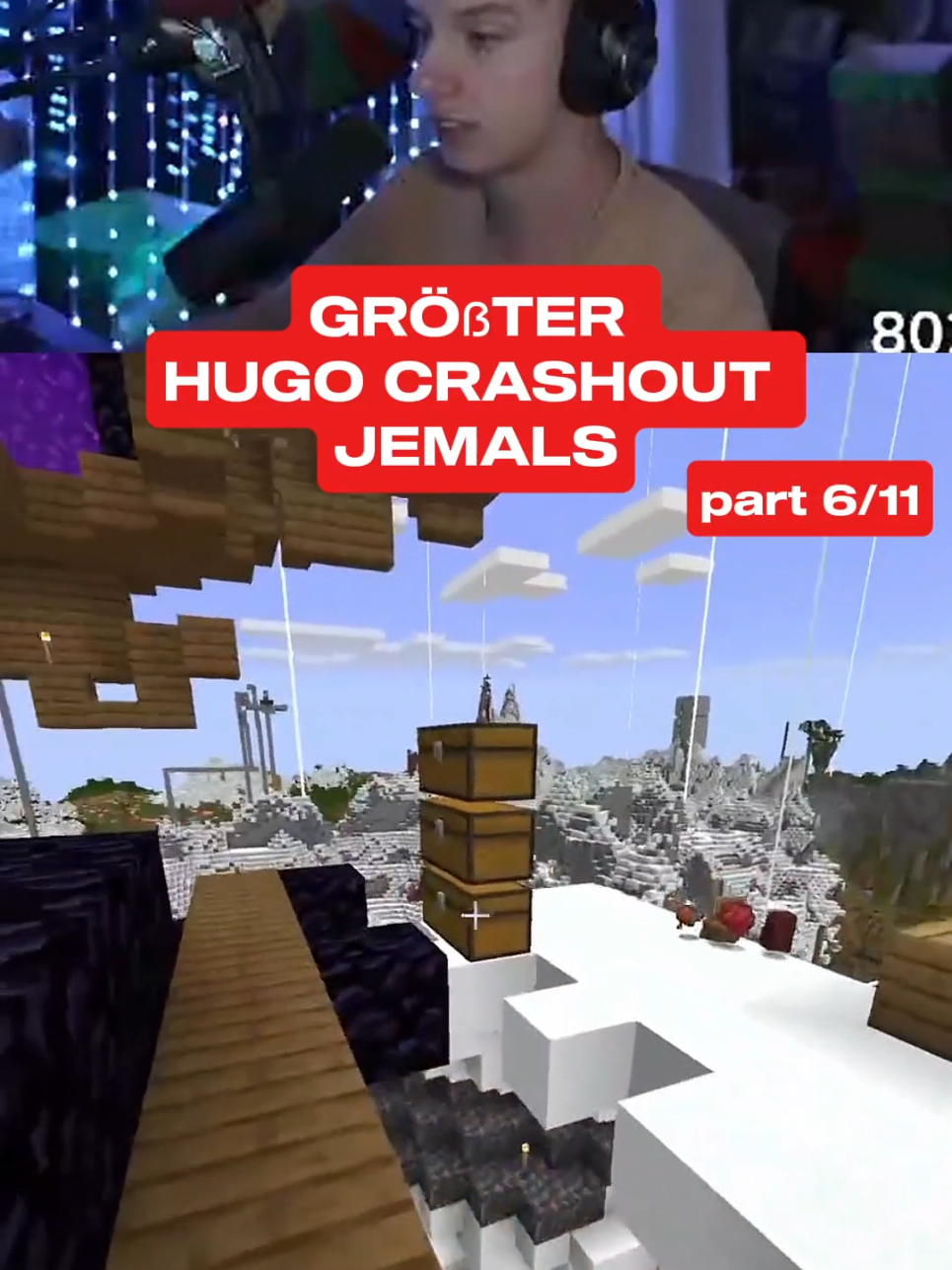 Letshugo geht crashout (Part 6) #Minecraft #twitchdeutschland #craftattack #clips  #letshugo