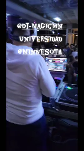 @Dj-magic Mn #mesclando en #univercidad #minnesota #Dj #fiesta 