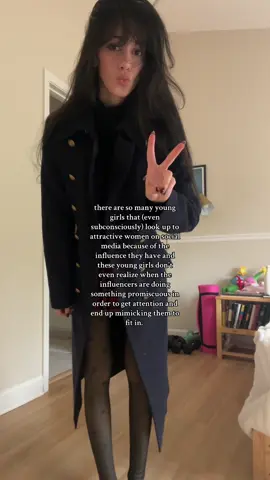 i've had young girls message me saying this, and i feel this is ruining our generation and the next. one thing men don't realize is that young girls often don't even recognize that these mannerisms or way of dress are sexualized but just see them as being attractive and something that you have to do in order to fit in. the female sex depends a lot more on fitting in than males do. women are typically more agreeable than men and operate moreso in emotion and thus are much easier to sell to (we are the biggest consumers, ex: beauty products) and manipulate. this puts young women in a very vulnerable position online. 