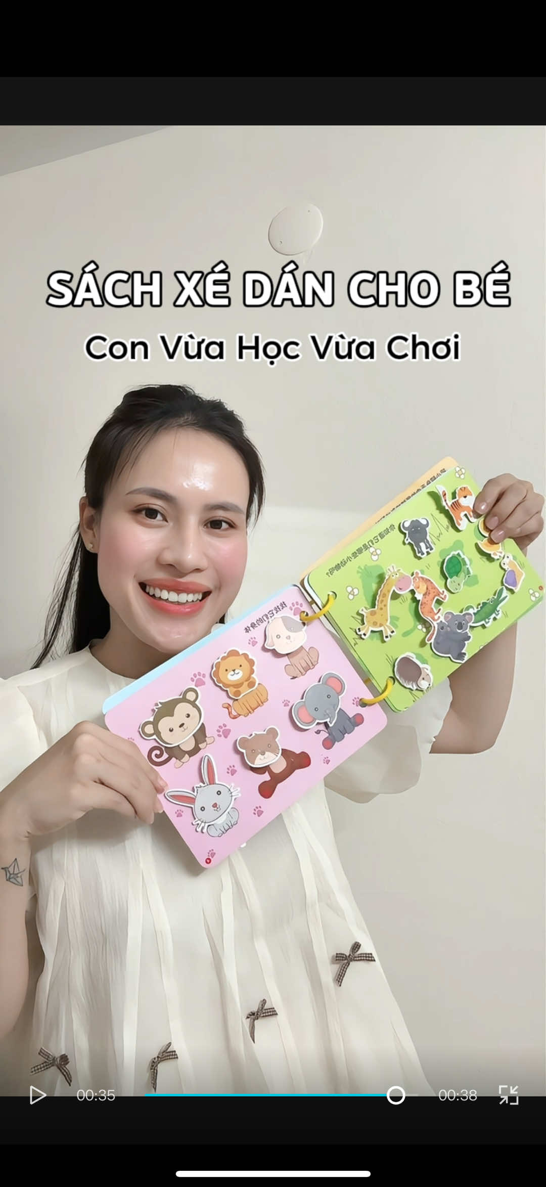 Giải pháp cho mấy bé tay lúc nào cũng phải cầm nắm xé xé cái gì đó 😆 #mevabe #sachxedanchobe #dochoitreem #dochoigiaoduc #nhacocamathi 