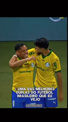 A melhor dupla do Brasil ?🇧🇷 #palmeiras #futebolbrasileiro #vitorroque #flacolopez #brasileirao 