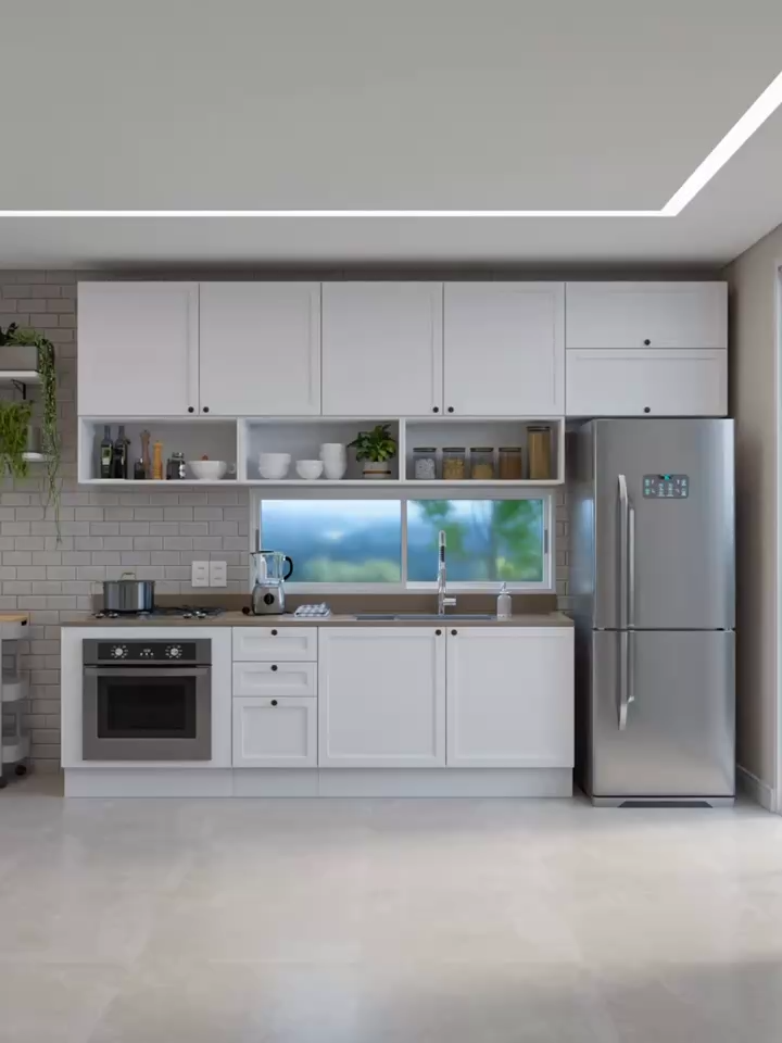 Escolher fazer um projeto de cozinha com a Madesa é ter certeza que você terá um espaço que realmente funciona! 😁 A Vik Branca é a prova disso, visual clean que combina com tudo, criando para quem escolhe ela, um ambiente iluminado, acolhedor e espaçoso. 🤍 #madesamóveis #cozinhaplanejada #linhaVik #projetodecozinha