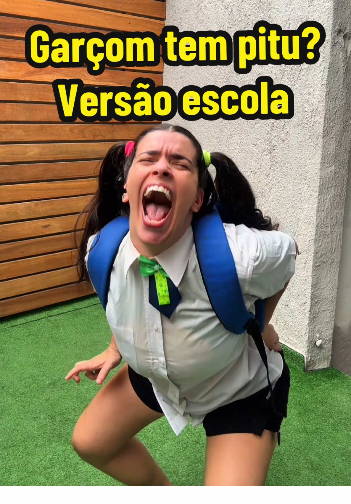 Garçom tem pitu ? Versão escola #fyp #criança #trendingvideo #viralvideos 