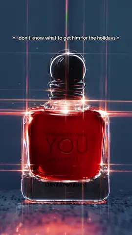 Now you know.  #Armanibeauty #Holidayrama #StrongerWithYou #Fragrance 