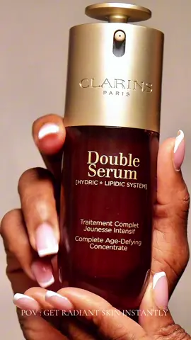 @Clarins USA The Double Serum has a cult following and Im Happy to say it is 10000% worth the hype . #luxuryskincare #clarins #clarinslipoil #nycinfluencer #skincare 