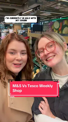 Does it cost more to shop at M&S?  We had a bet to see how much more if it would cost to do a weekly shop at M&S  compared to Tesco but who will win and who will loose?!  @Elena Drew This  #weeklyshop #foodhaul #marksandspencers #tesco 