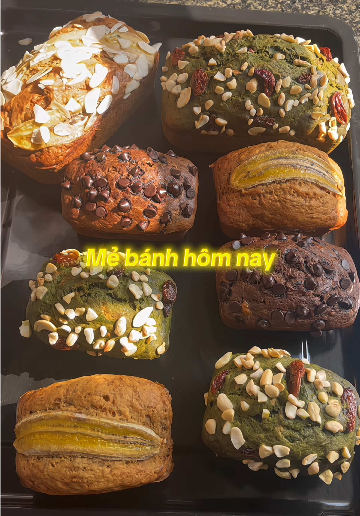 Bánh chuối nóng hổi Vừa thổi vừa ăn #xuhuong #banhchuoi #bananabread #banhchuoimini 