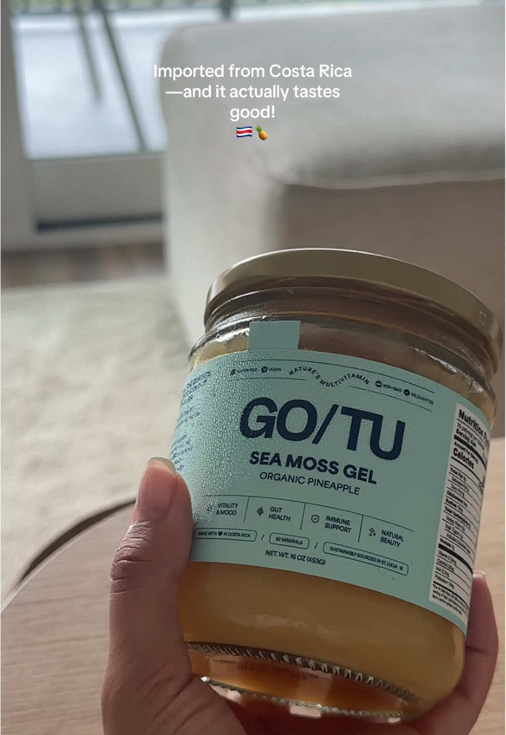 The prettiest way to detox your body 🌸🍍 #seamoss #holistichealth 