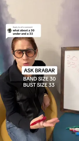 Replying to @eli class is in session! Band size 30 / bust size 33 what’s your size? #ASKBRABAR #brasizinghelp #brasizingbasics 