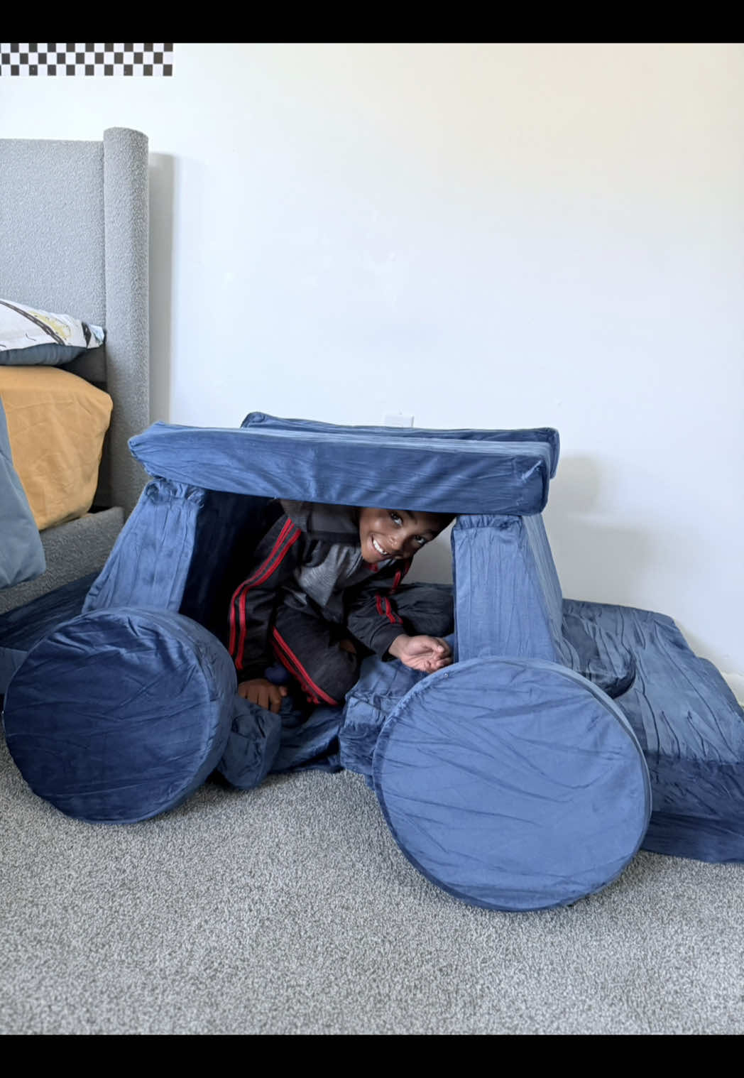 Under $100 and the perfect fit for Jay’s room 👀 #christmasgiftideas #playroom #newhome #boysroom #playcouch 