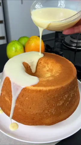 Descubri uma receita de bolo de laranja, que é perfeita para levar a mesa no café da manhã!  #bolo #receita #fy #receitas 