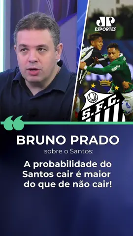 Bruno Prado comenta sobre situação do Santos no campeonato após derrota para o Palmeiras. #Santos #Palmeiras #Brasileirão