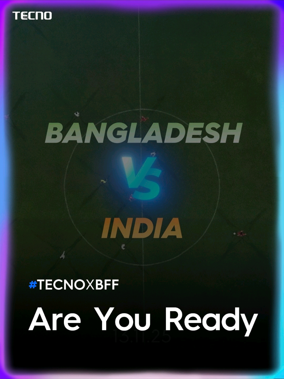 Big Match Loading! TECNOxBFF presents the AFC Asian Cup Qualifier — Bangladesh vs India, kicking off 18 November. This is the flag we stand for. This is the spirit that unites us. We’re in this as one — are you ready?  #TECNO #TECNOxBFF #AFCAsianCupQualifiers #StopAtNothing