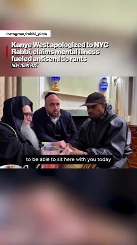 Rapper Kanye West — who released a song praising Adolf Hitler earlier this year — made a groveling apology to a New York City rabbi and said he is taking “accountability” for his bizarre antisemitic streak, which he blamed on mental illness.