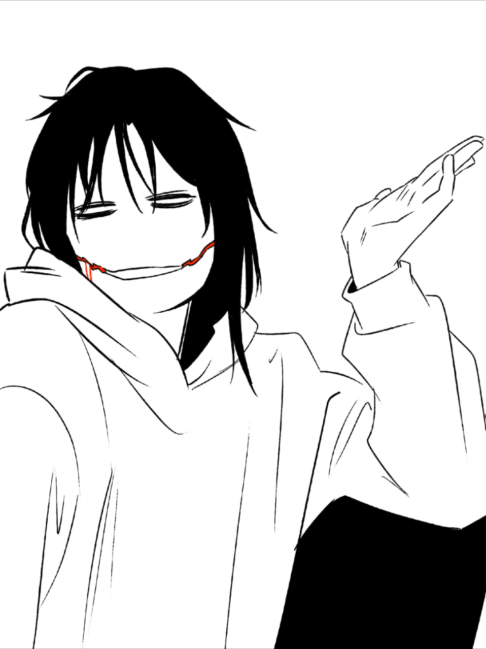 никого из них не шиперю, просто шучу #jeffthekiller #creepypasta #fanart #eyelessjack #ninathekiller 