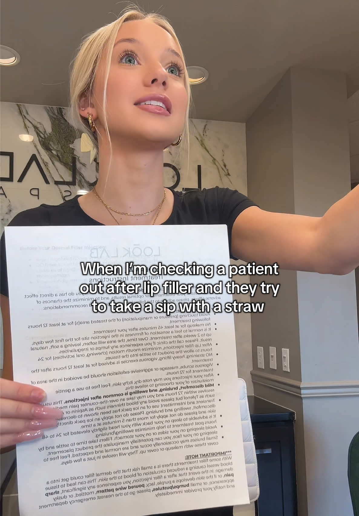 Give your lips the first 24 hours straw-free to maintain the best result ✨ #LipFiller #Filler #FillerAftercare #MedSpa #Fyp 