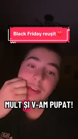 Un Black Friday reușit, vă mulțumesc tuturor! ❤️ #viral #mysterybox #blackfriday #fyp #blackfridaysale 