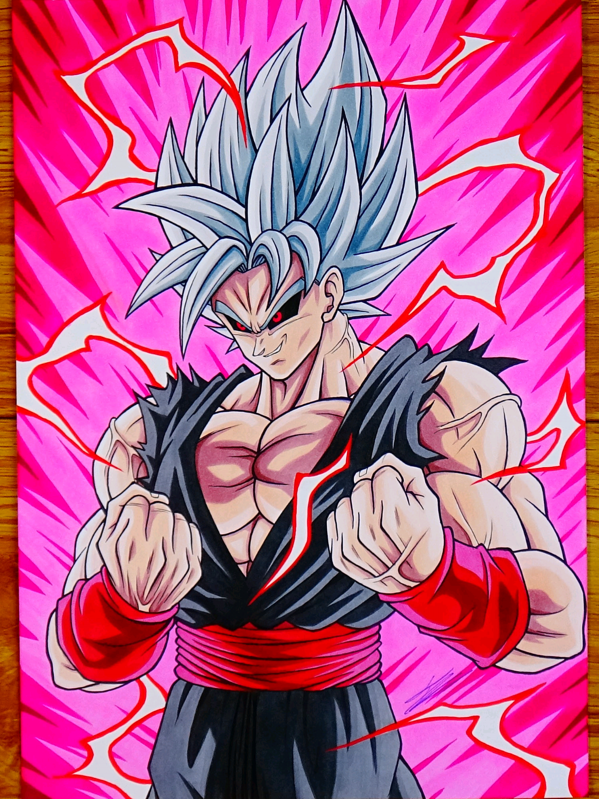 Evil Saiyan Commission ✍️ #commission #dbzart #tolgart #fy #viral 