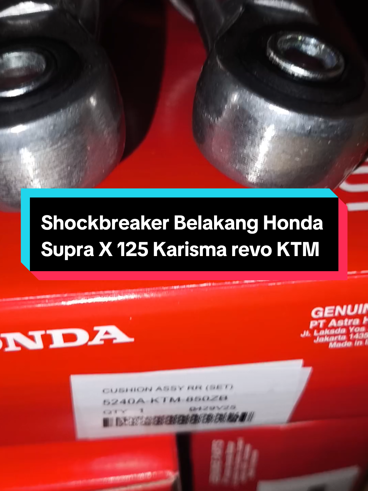 Shockbreaker Belakang Honda Supra X 125 Karisma 125 Revo Supra Fit New KTM 340🤩