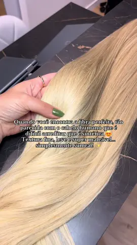 Surreal de tão linda que é 😍 #megahair #fibrarussa #cabelobiohumano #aplique 