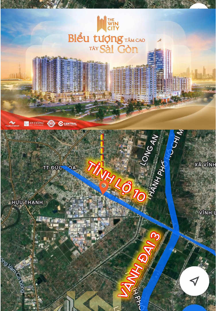 “Vị trí đắt giá – kết nối nhiều khu công nghiệp lớn, 5 phút đến Vành Đai 3  The Win City – trung tâm Đức Hòa, chỉ từ 1,1 tỷ/căn #TheWinCity #ĐứcHòa #CănHộGiáTốt #ĐầuTưBĐS