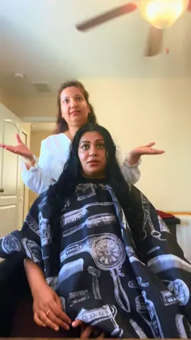 Isn’t she look like Neeru bajwa🥰 #foryoupage #haircut #beforeandafter #support 