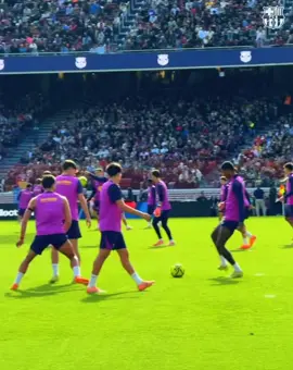 HOME SWEET HOME!! TODAY TRAINING SESSION AT SPOTIFY CAMP NOU!! 🏟️💜🤩 #spotifycampnou #laliga #barcelona #lamineyamal #championsleague 