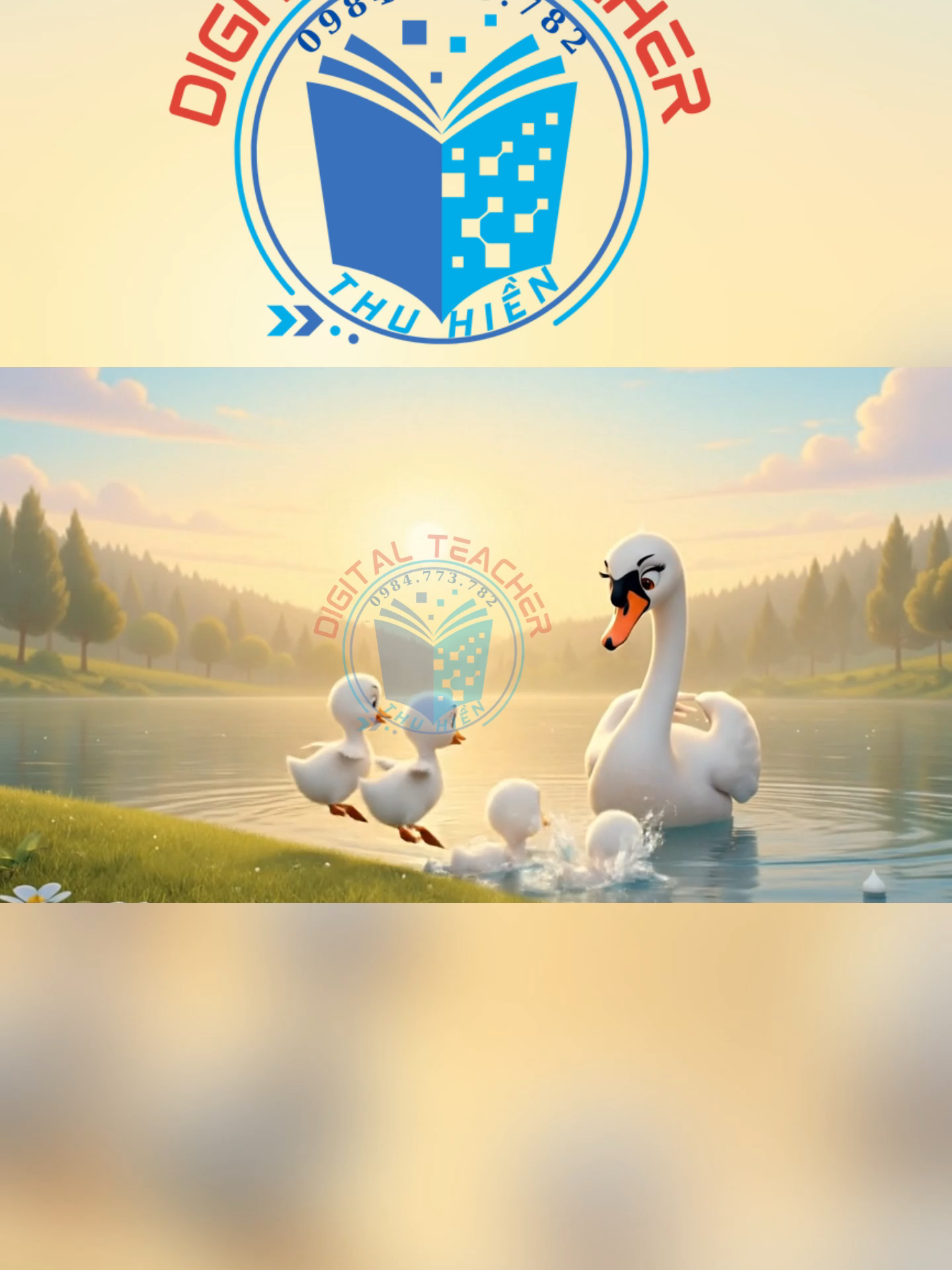 Câu chuyện Thiên nga và sói xám - Part 2#Videoai #aimamnon #giaoducai #tieuhoc #veo3 #mamnon