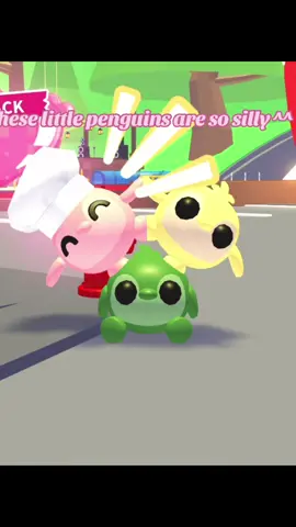 They’re so cute I can’t 😭😭 ~ #adoptme #fyp #adoptmenewpet #penguins #Roblox 