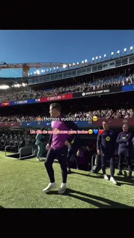 Que emoción ver el regreso al Spotify Camp Nou🥺😍💙❤️#videoviral #fypシ゚ #spotifycampnou #paratii #barcelona 