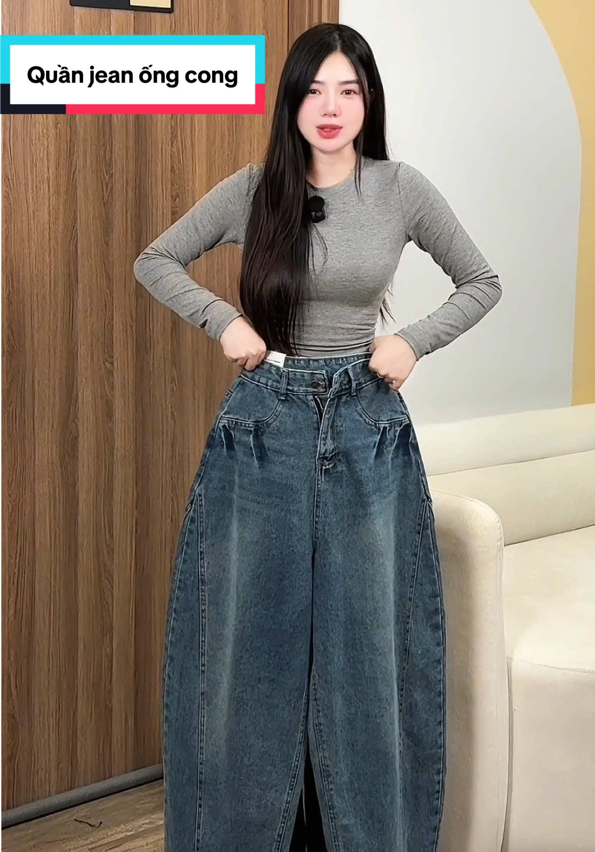 Mặc em quần jean ống cong là có gu liền lun ạ 🤩🤩#xuhuongtiktok #quandepgiare #reviewquanao #huynhchang00 #viralvideo 