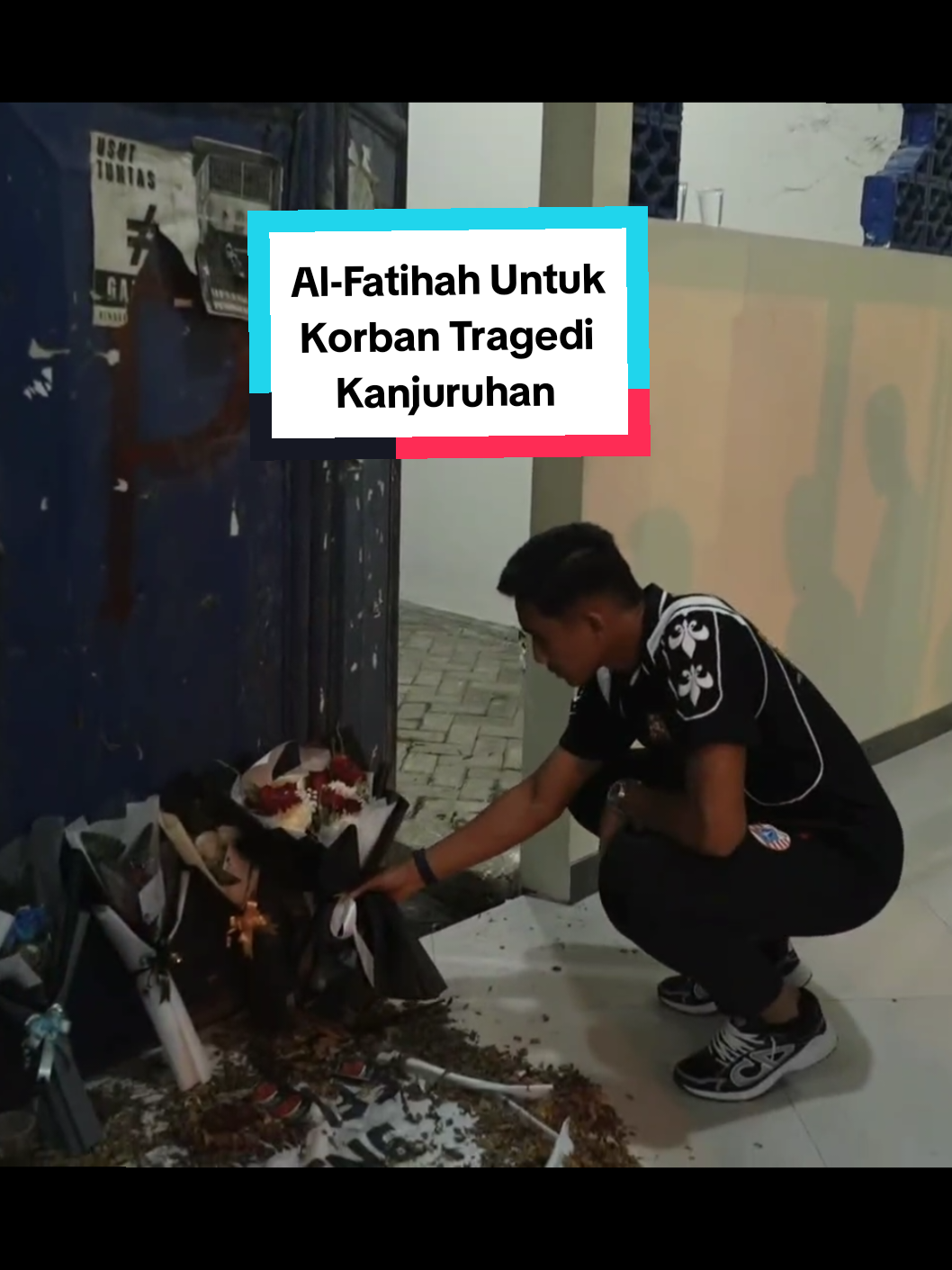 Al-Fatihah Untuk Para Korban 135 di Kanjuruhan 🤲🏻🤲🏻🧡💙 cr : yt @persija  #persija #tragedikanjuruhan2022 #persijavsarema #jakmania #aremania 