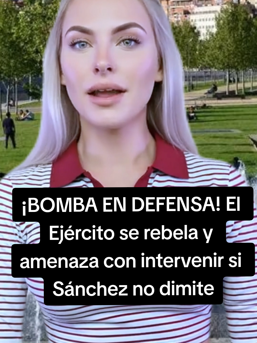 ¡BOMBA EN DEFENSA! El Ejército se rebela y amenaza con intervenir si Sánchez no dimite #ejercitoespañol #españa #parati 