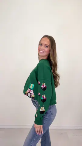 Between the sparkles, nutcrackers, and Christmas vibes this sweatshirt is just the CUTEST 💚💫🎄 #nutcracker #christmas #shopwhiskeydarling #trendy 