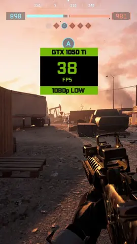 Battlefield 6 on GTX 1050 Ti from Low Settings to Overkill Settings #battlefield6 #nvidia #gtx1050ti #ea #bf6