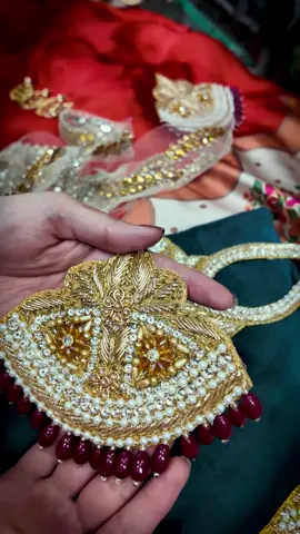 Kobra, Dabka & Zardosi patches and laces to skip months of wait for handwork on formal dresses 🧵