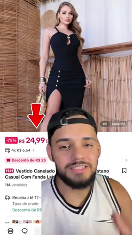 Vestido mid #vestidomidi #vestido #TikTokShop1111BR #TikTokShopBlackFridayBR 