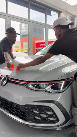 POV: Your Golf 8 just got the ultimate shield with a full frontal gloss PPF👌 #CarbonBros #PPFGoals #DetailingDoneRight #GolfGTI #Golf8