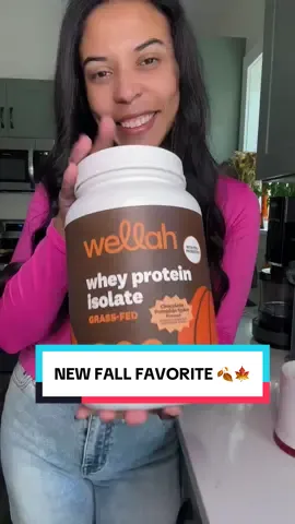 Cozy, creamy, and so delicious 🍂🤎 My new fall go to: @Wellah Nutrition Chocolate Pumpkin Spice Whey Protein Isolate, 20g of protein plus pre + probiotics for better digestion 🙌 ✨ Results May Vary  #ttssoutheast #tastemakersnashville #TikTokShopBlackFriday #wellness #protein 