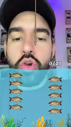 ¿Cuantos pájaros cojo de un solo harponazo?  Dejen en cuantos intentos lo lograron #filter #game #fish #gastroteacher 