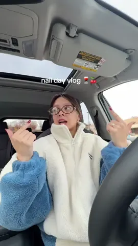 November nail day vloggggggg 🍒🍷 I love having red nails..they’re so hot 