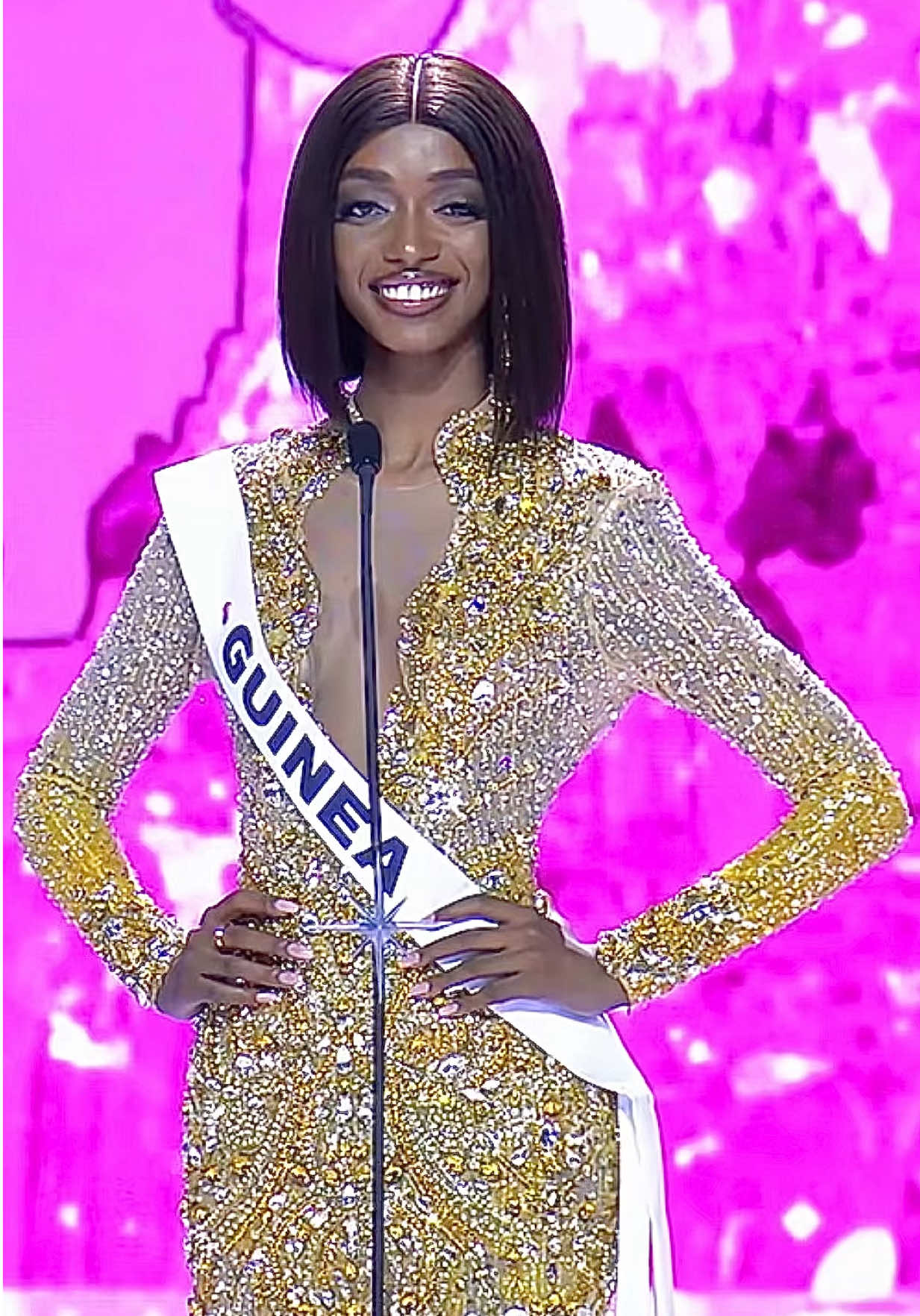 The Universe Ceremony | Miss Universe “Tiguidanké Bérété“ Guinea 2025 🇬🇳 #missuniverse #missuniverse2025 #beautypeagent #guinea #missuniverseguinea 
