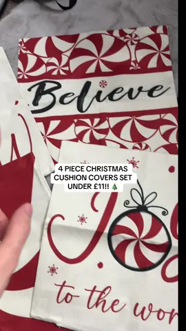 If you want to add that Christmas touch to your sofa, you need these Christmas sofa cushion covers!! Now under £11!! #christmascushioncover #cushioncovers #sofaaccessories #tiktokmademebuyit 