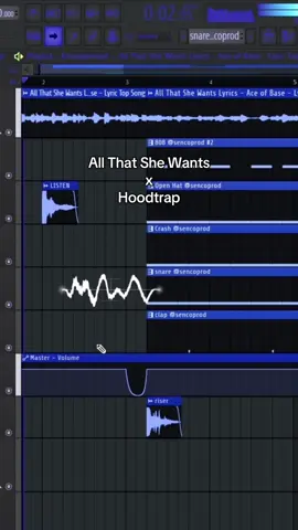 All that she want - hoodtrap #producertok #hoodtrap #hoodtrapremix #remixsong #remix 