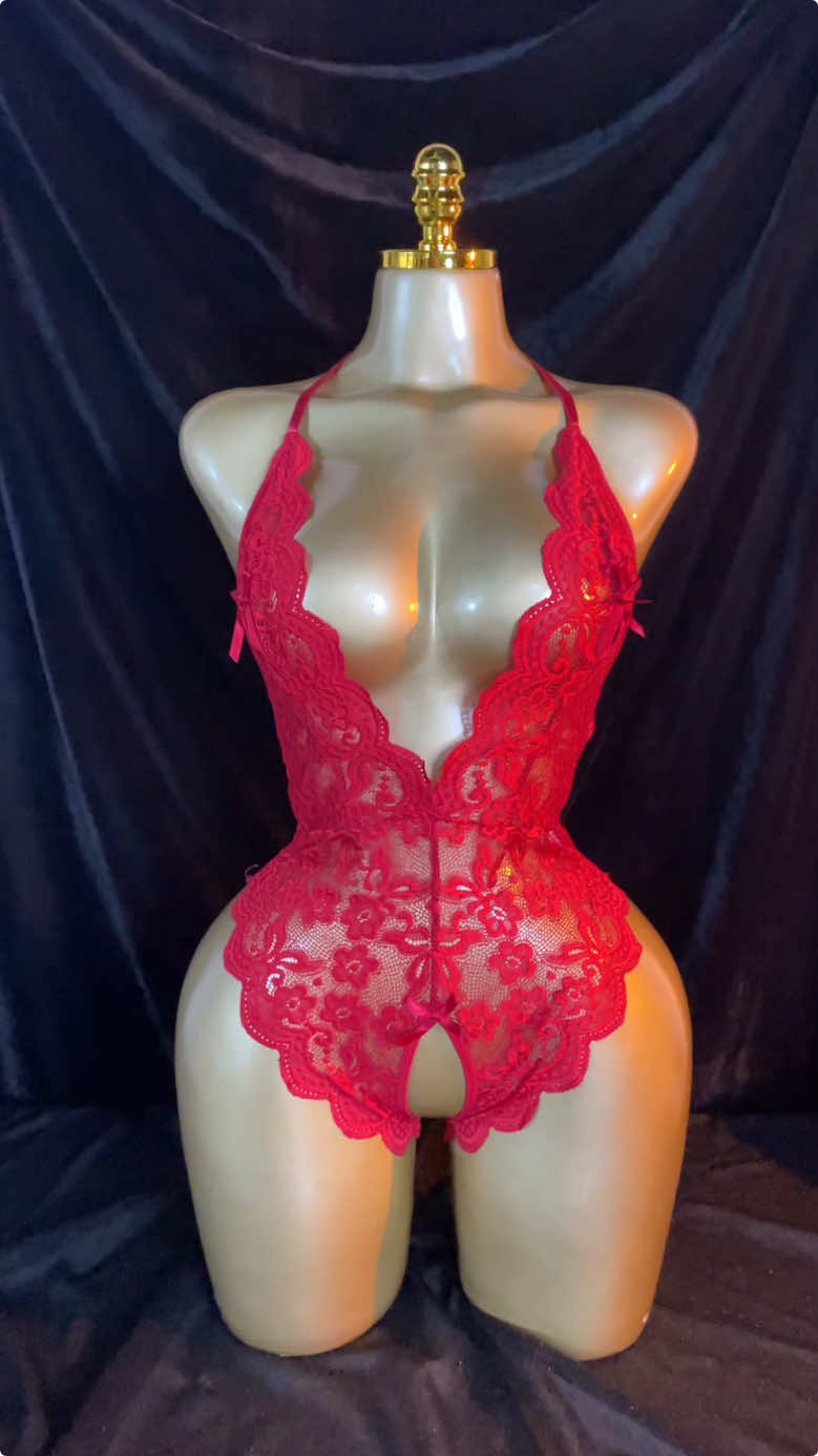 Women's Heart Ring Backless Deep V Neck Sheer Lace Bodysuit,#sexy #lingerie #nightdress #sleepwear #tiktokshopholidayhaul 