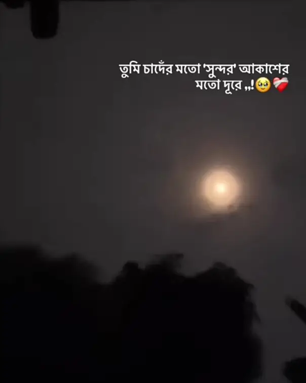 তুমি চাঁদের মতো সুন্দর....💔💔🍁