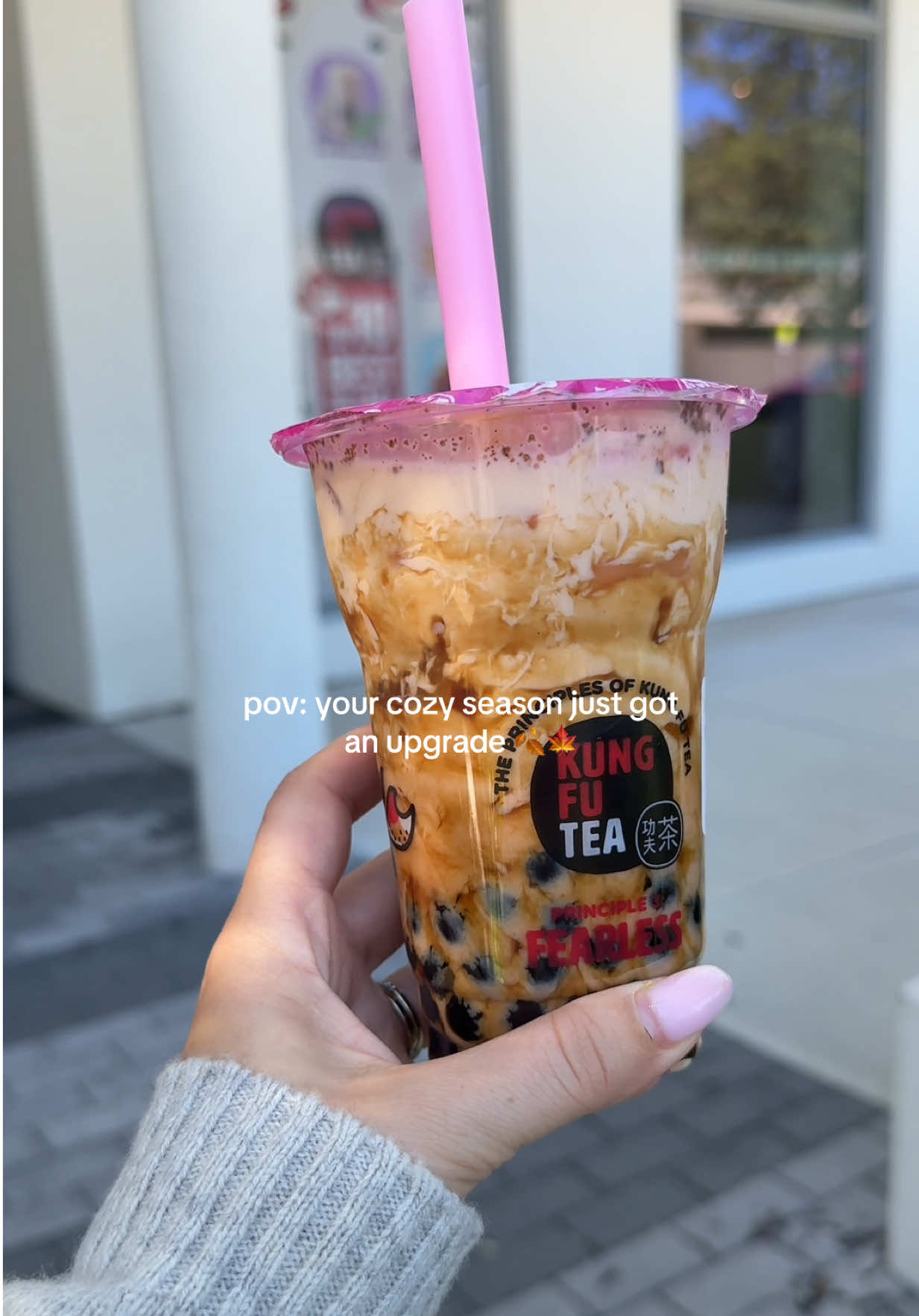 Falling for flavor this season - meet the drink that tastes like autumn in a cup. ☕🍂 Pumpkin Cold Brew from @Kung Fu Tea 🤍#kungfuteaharvestcollection #kungfuteafallingforflavors #pumpkincoldbrew #pumpkinseason #fyp 